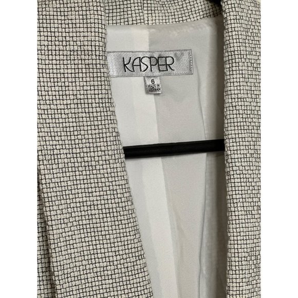 NWT Kasper Ladies Open Stylish Business Sophisticated Layering Light Blazer SZ 6 - Picture 7 of 11